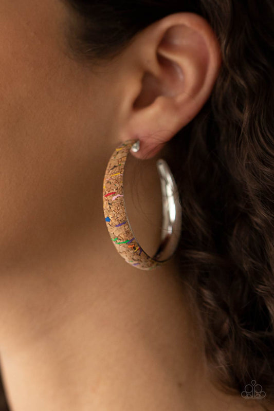 Paparazzi Earrings A CORK In The Road - Multi