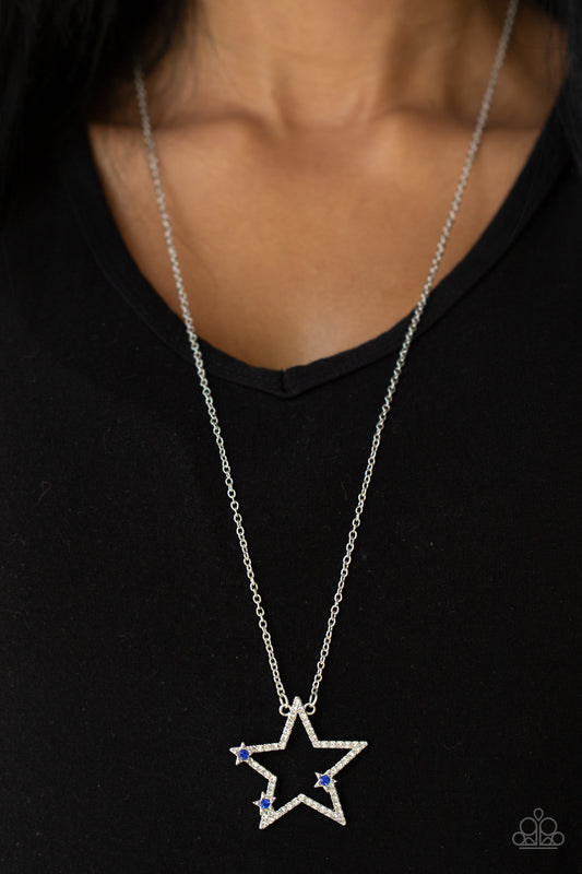 Paparazzi Necklace I Pledge Allegiance to the Sparkle - Blue