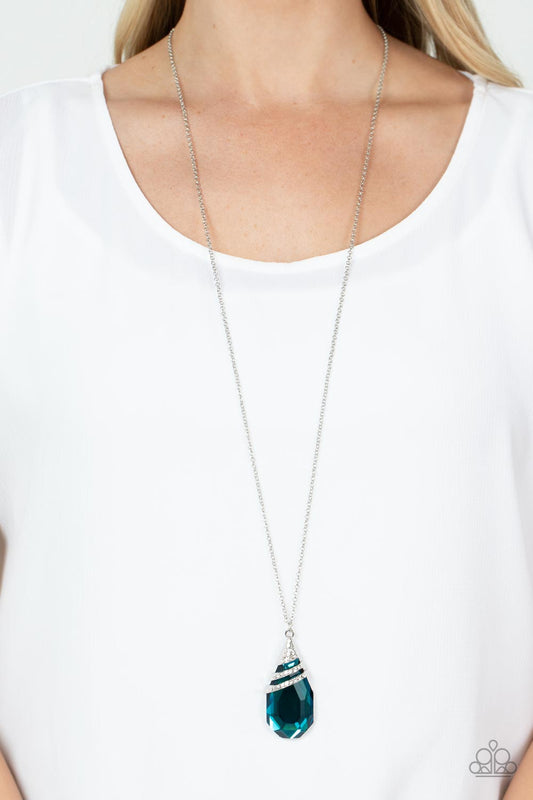 Paparazzi Necklace Demandingly Diva - Blue