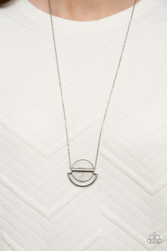 Paparazzi Necklace Ethereal Eclipse - White