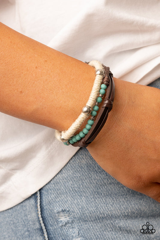 Paparazzi Bracelet Timber Trail - Blue
