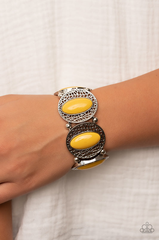Paparazzi Bracelet Eastern Escapade - Yellow