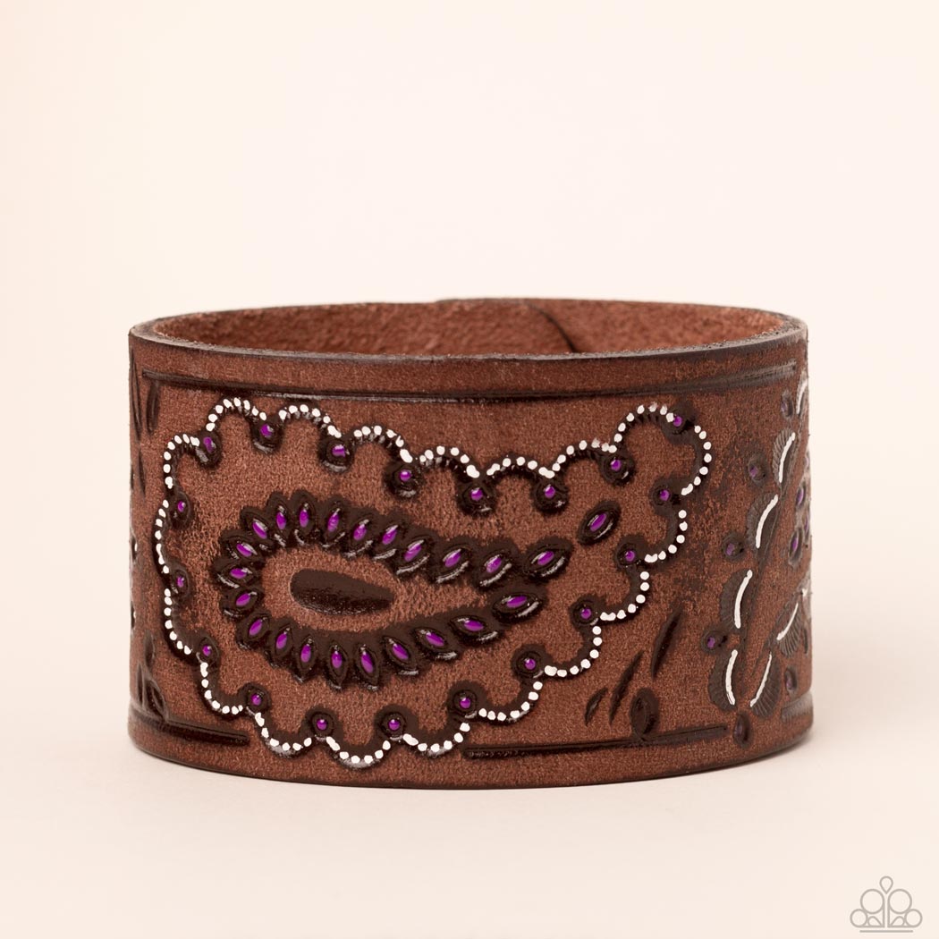 Paparazzi Bracelet Paisley Pioneer - Purple