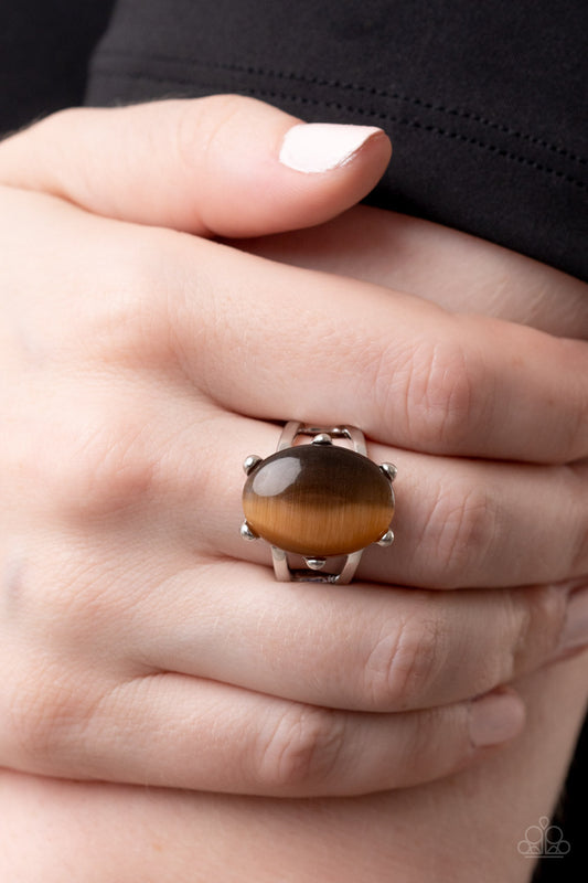 Paparazzi Ring Enchantingly Everglades - Brown