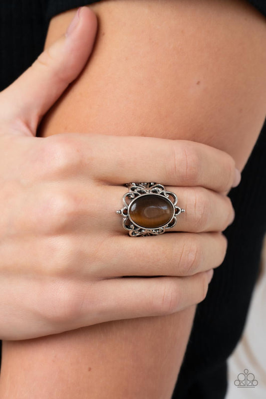Paparazzi Ring Radiantly Reminiscent - Brown