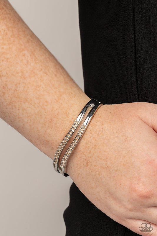 Paparazzi Bracelet Gen Z Glamour - Brown