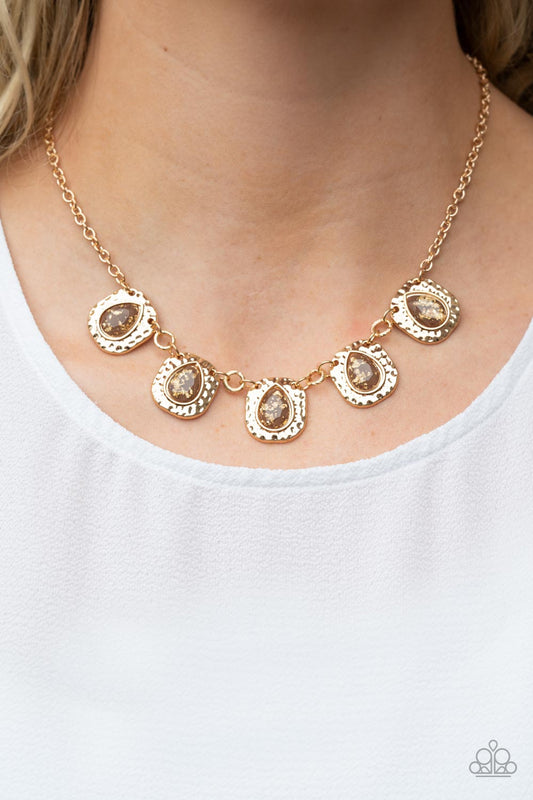 Paparazzi Necklace Mayan Masterpiece - Brown