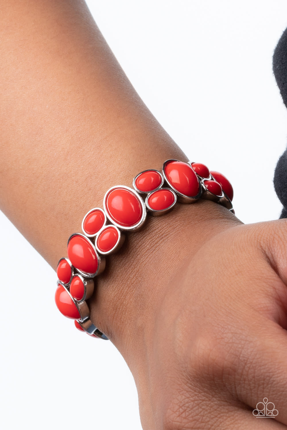 Paparazzi Bracelet Tic Tac Dance - Red