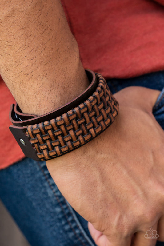 Paparazzi Bracelet Urban Expansion - Brown