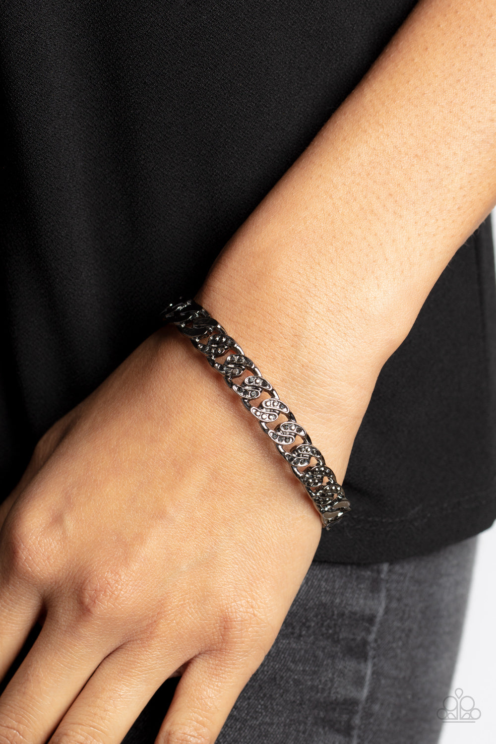 Paparazzi Bracelet Some Serious Shimmer - Black