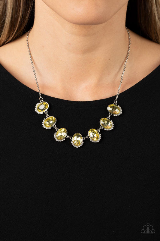 Paparazzi Necklace Unleash Your Sparkle - Yellow