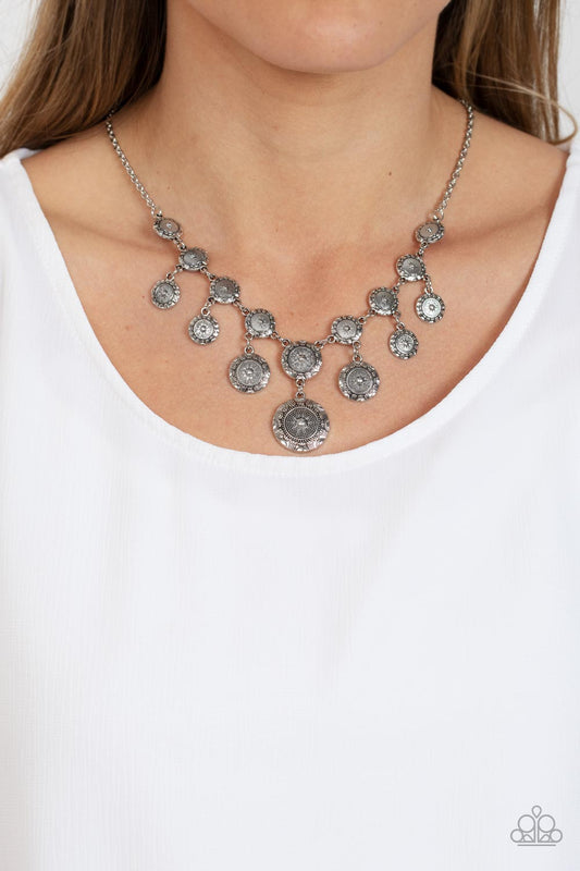 Paparazzi Necklace Sahara Stars - Silver