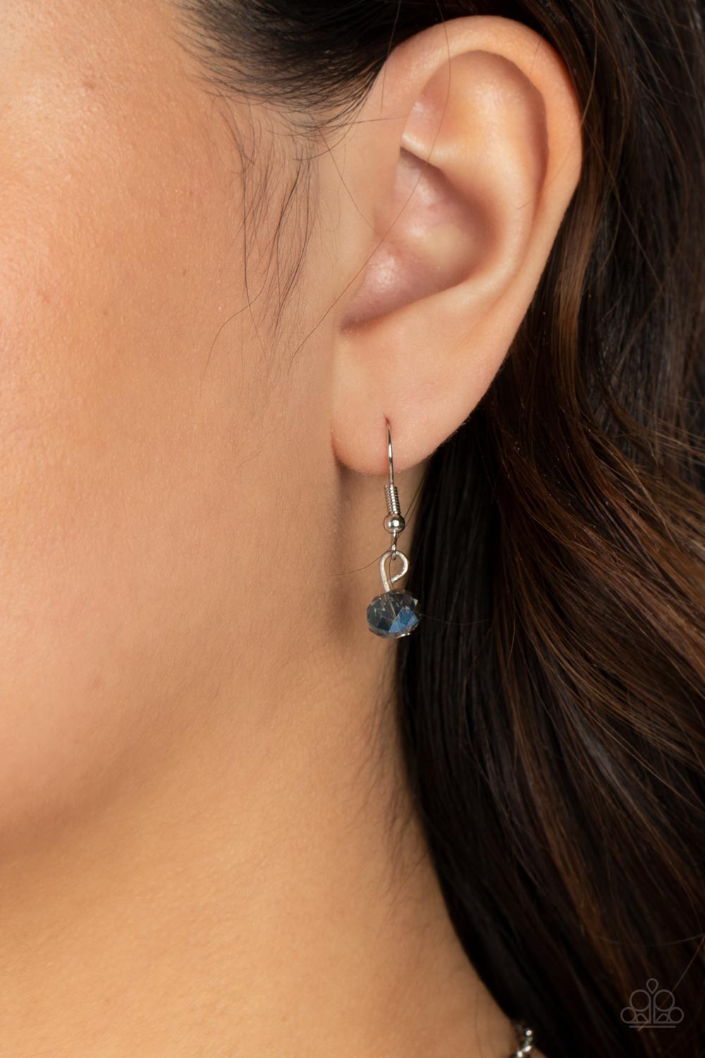 Paparazzi Necklace Swinging Shimmer - Blue