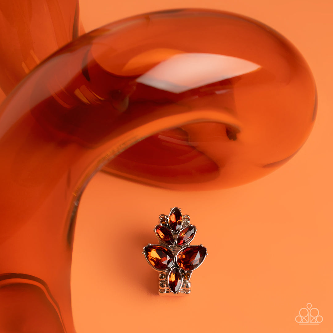 Paparazzi Ring Ice-Cold Couture - Brown