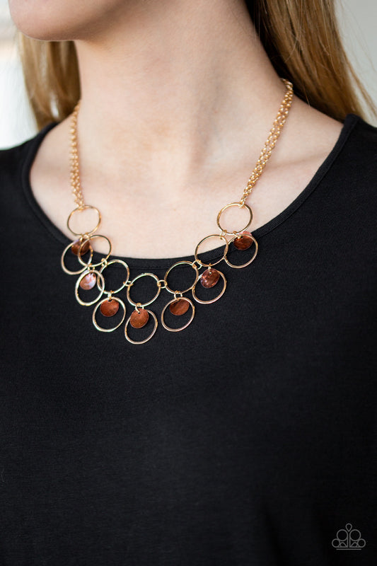Paparazzi Necklace Ask And You Shell Receive - Brown