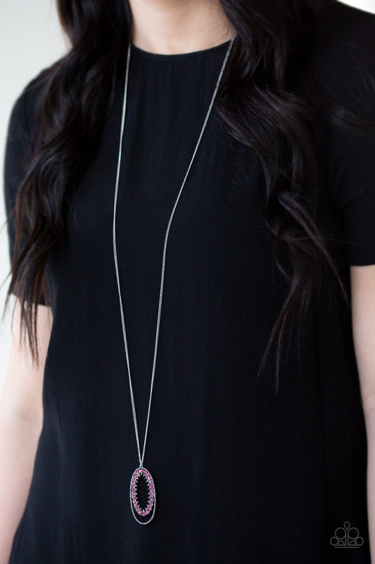 Paparazzi Necklace Money Mood - Pink