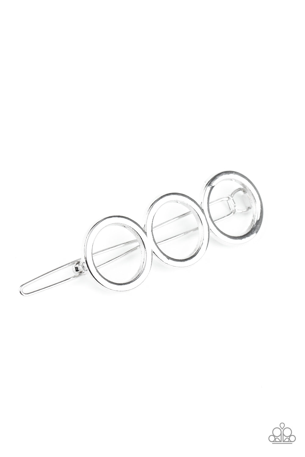 Paparazzi Hair Clip A HOLE Lot of Trouble - Silver