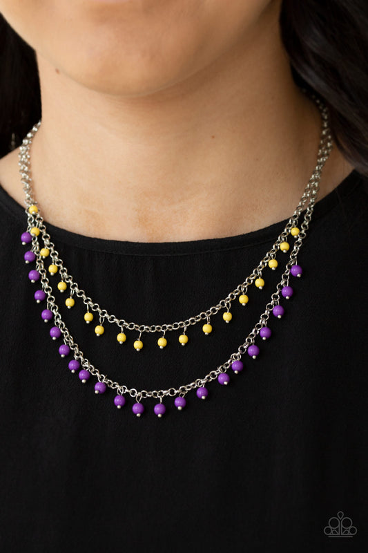 Paparazzi Necklace Dainty Distraction - Purple