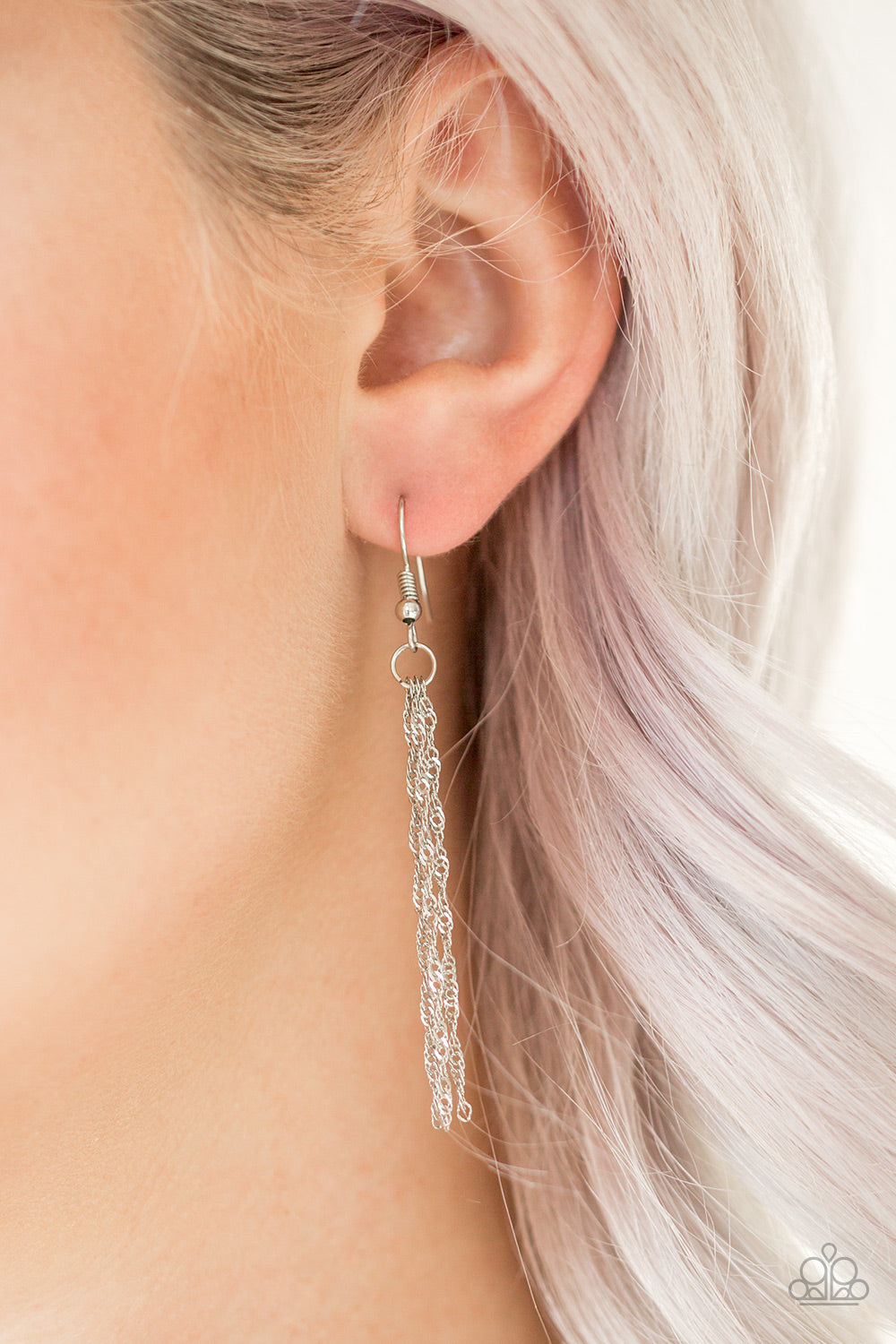 Paparazzi Necklace Stone River - Silver