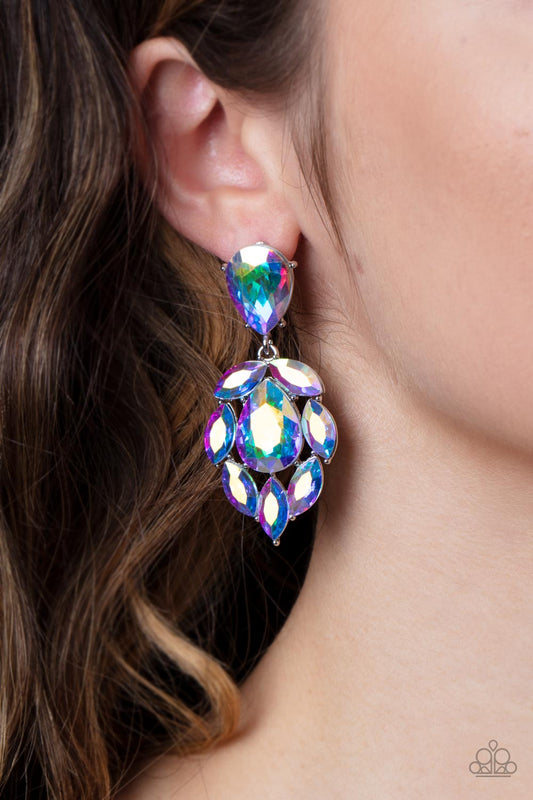Paparazzi Earrings Galactic Go-Getter - Multi