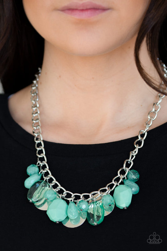 Paparazzi Necklace Treasure Shore - Green