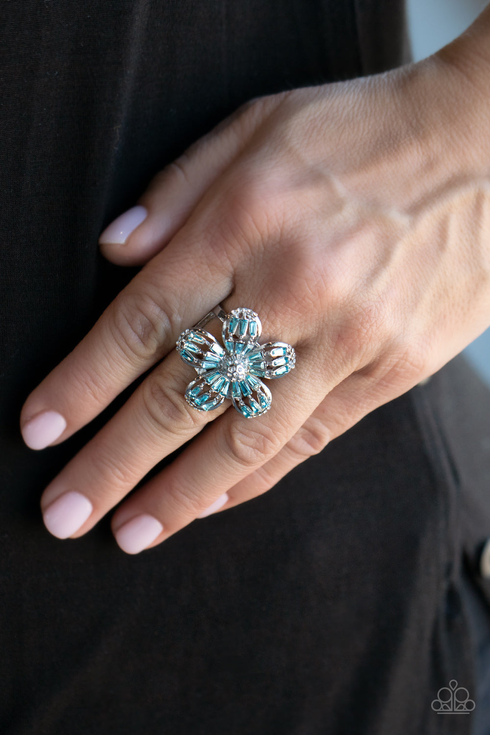Paparazzi Ring Botanical Ballroom - Blue