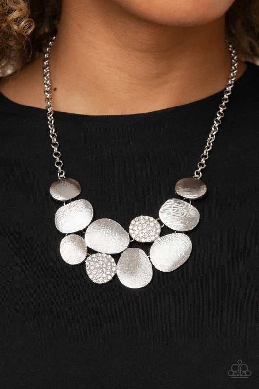 Paparazzi Necklace A Hard LUXE Story - White