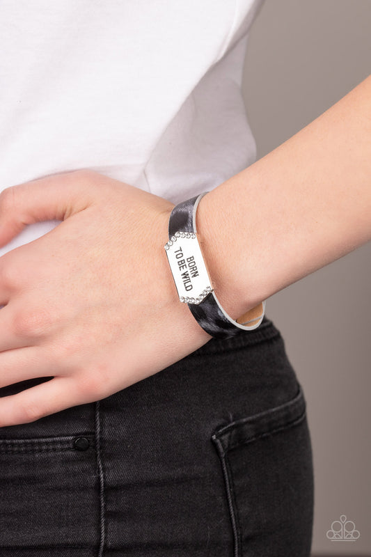 Paparazzi Bracelet Born To Be Wild - Silver
