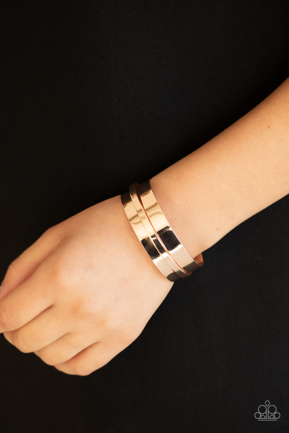 Paparazzi Bracelet A HAUTE Number - Rose Gold