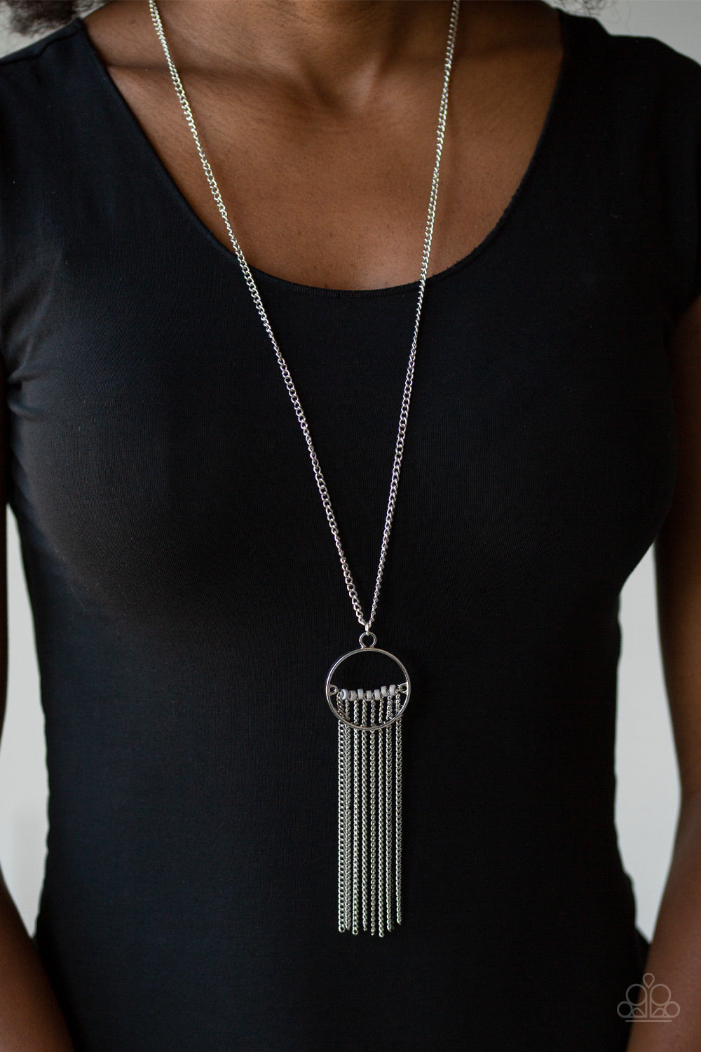 Paparazzi Necklace Terra Tassel - Silver