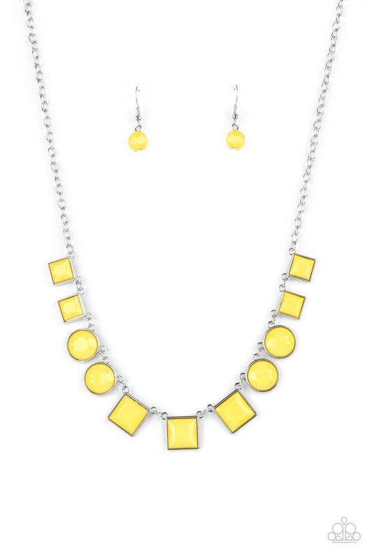 Paparazzi Necklace Tic Tac TREND - Yellow