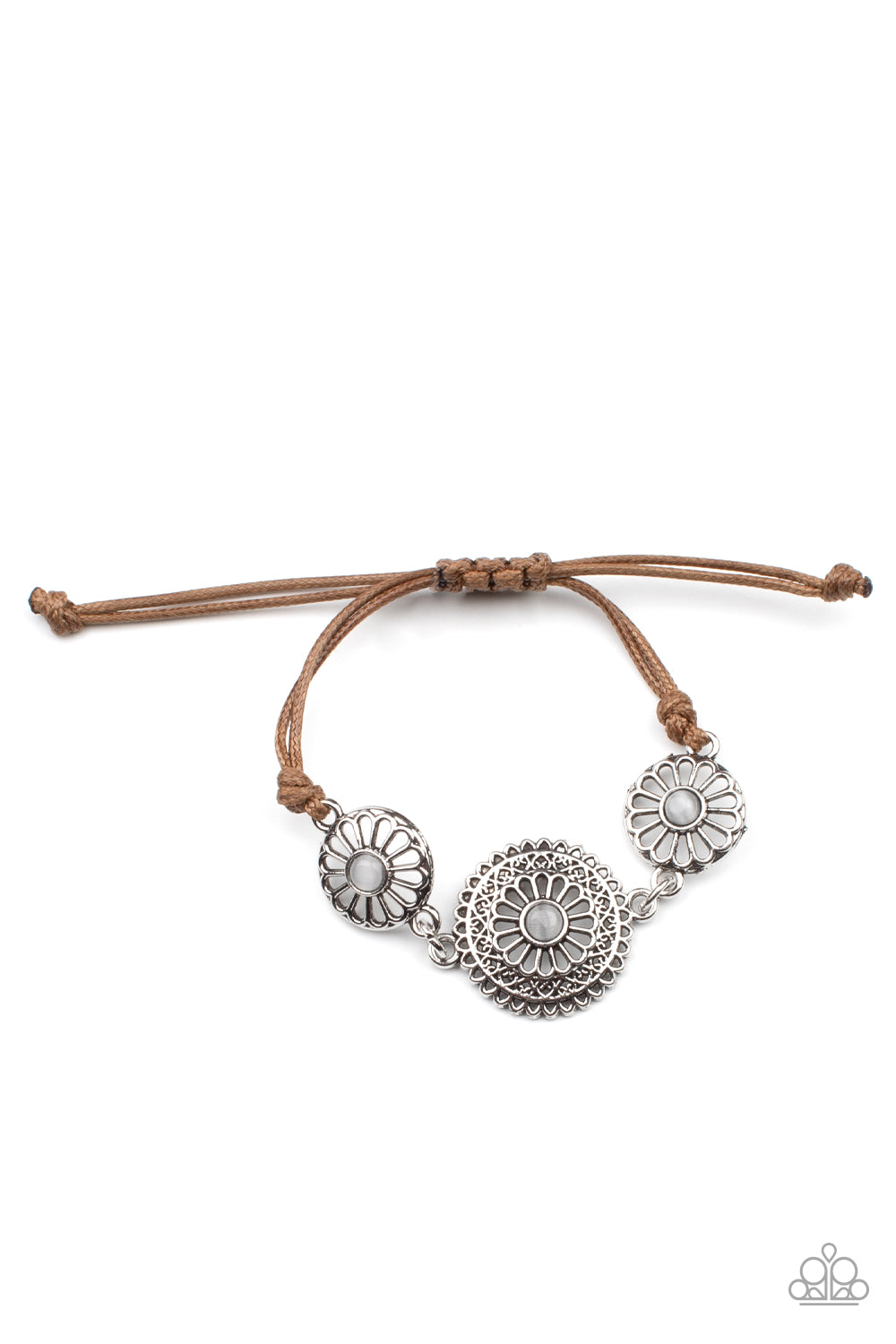 Paparazzi Bracelet Bohemian Botany - White