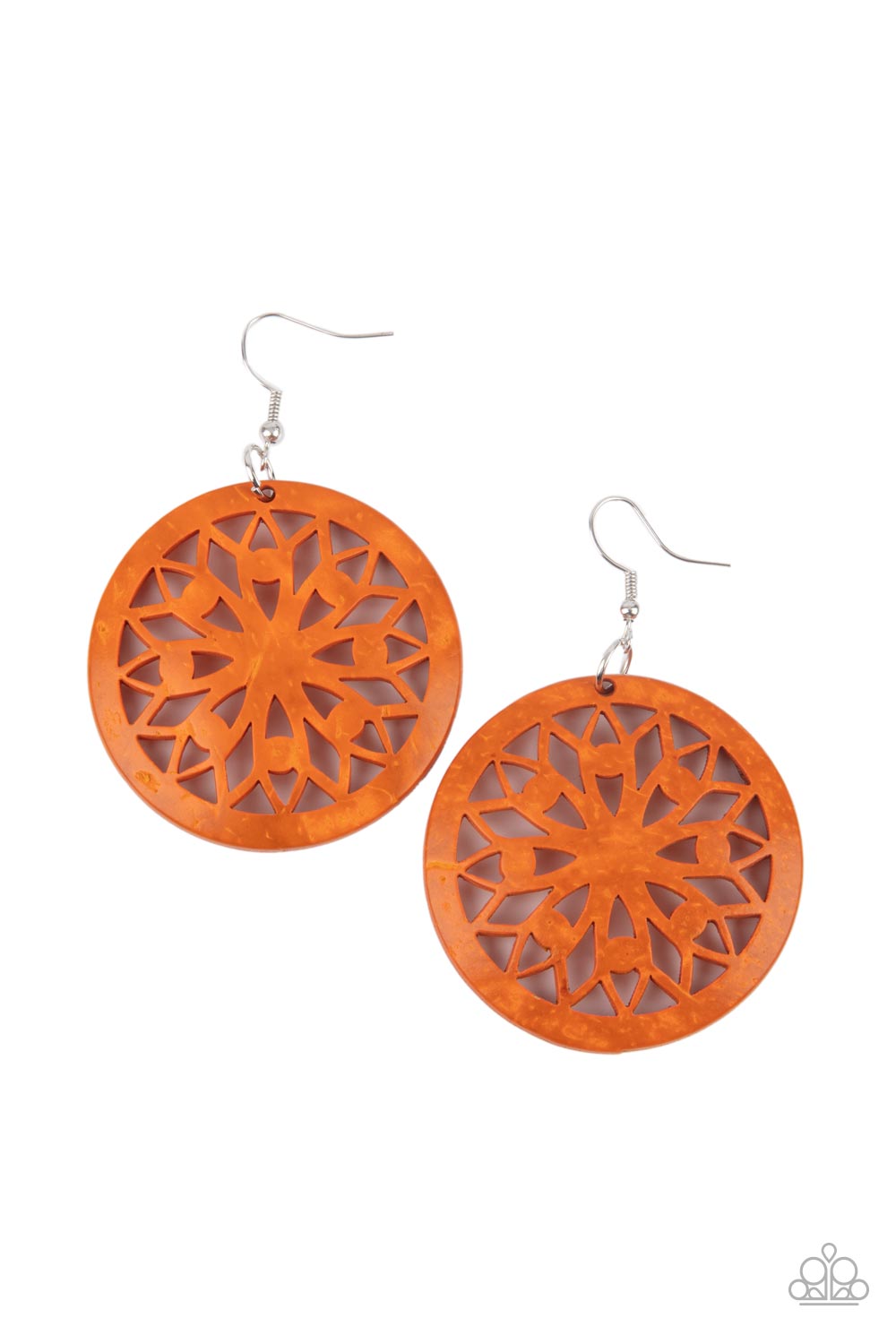 Paparazzi Earrings Ocean Canopy - Orange