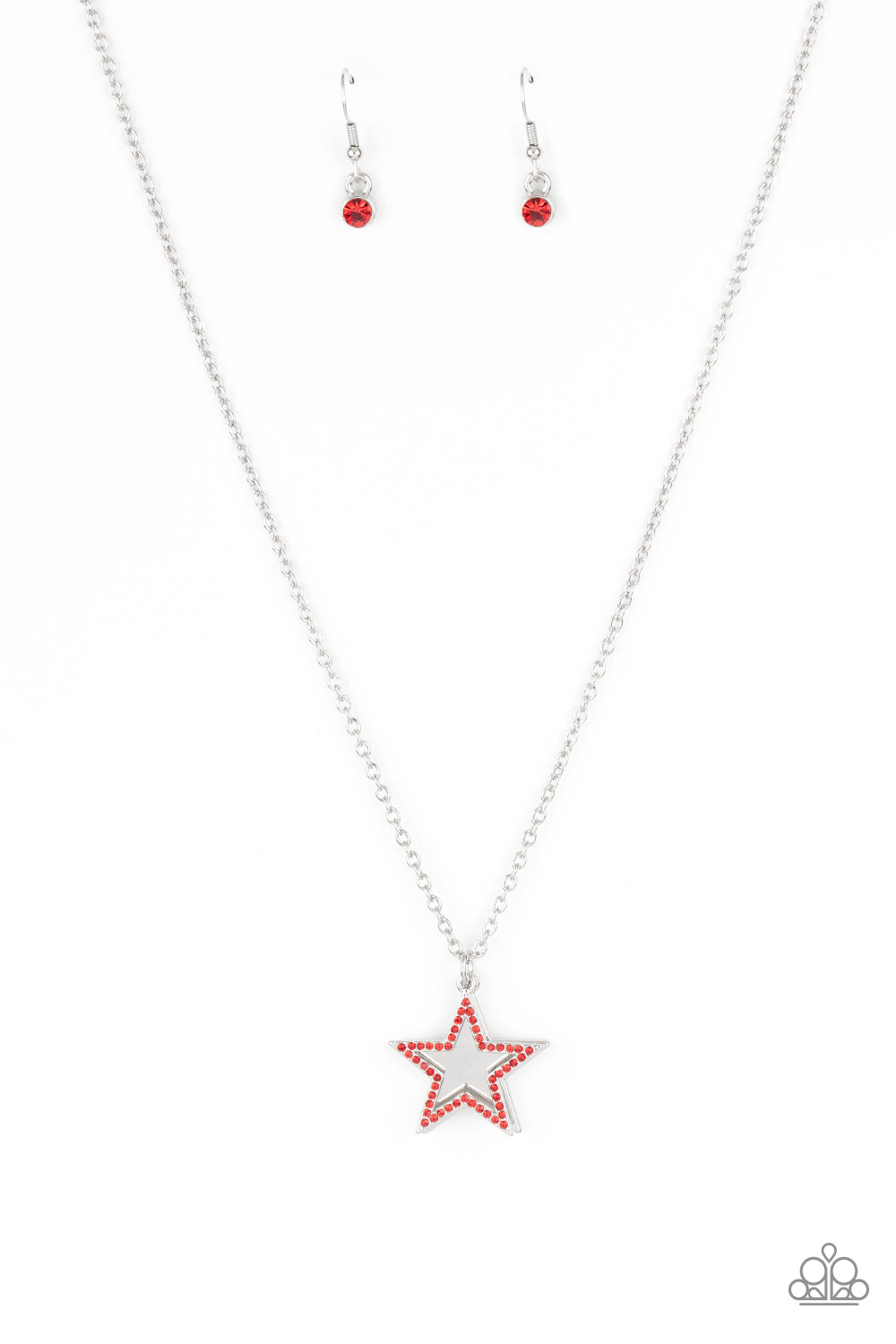 Paparazzi Necklace American Anthem - Red