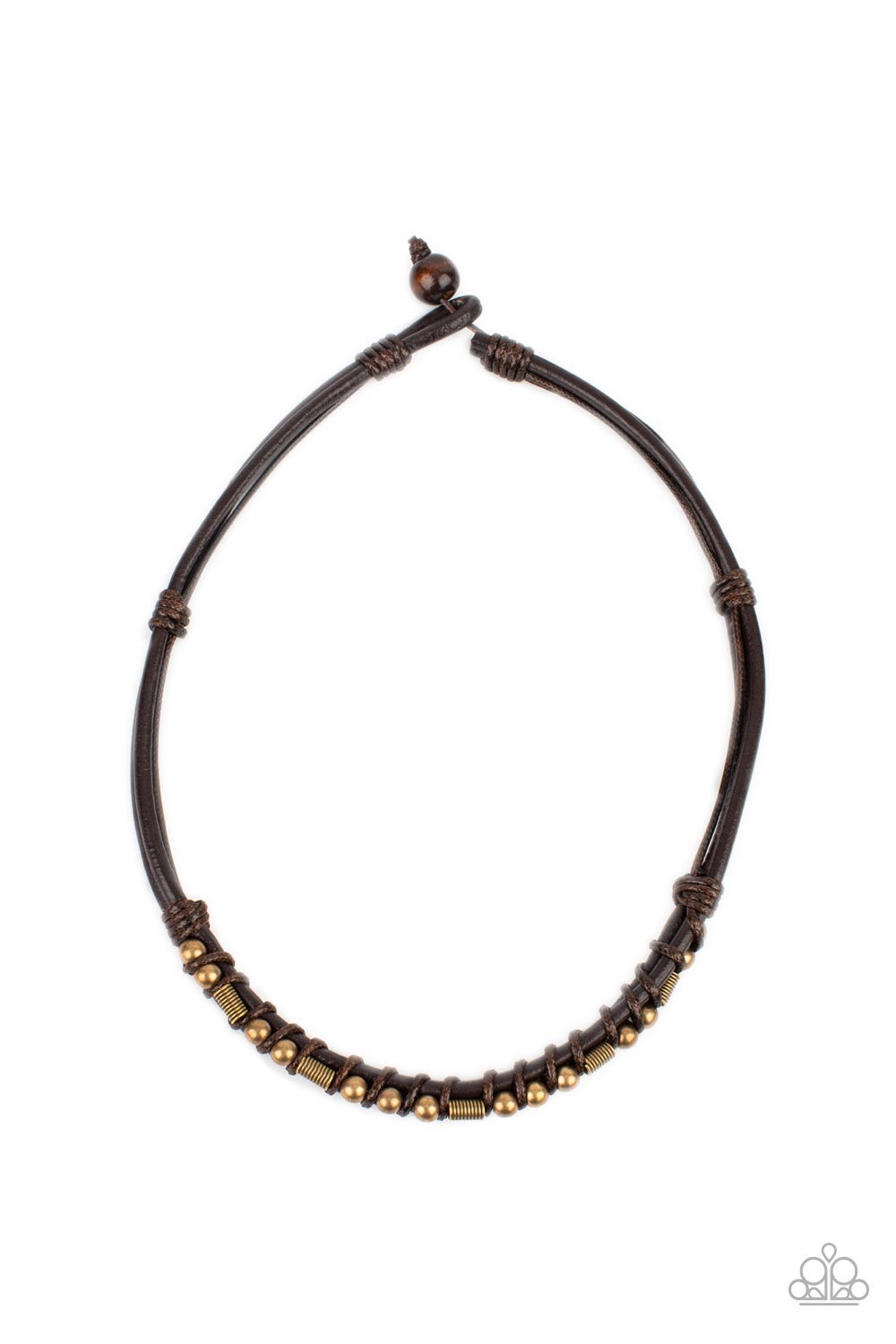 Paparazzi Necklace Westside Wrangler - Brass