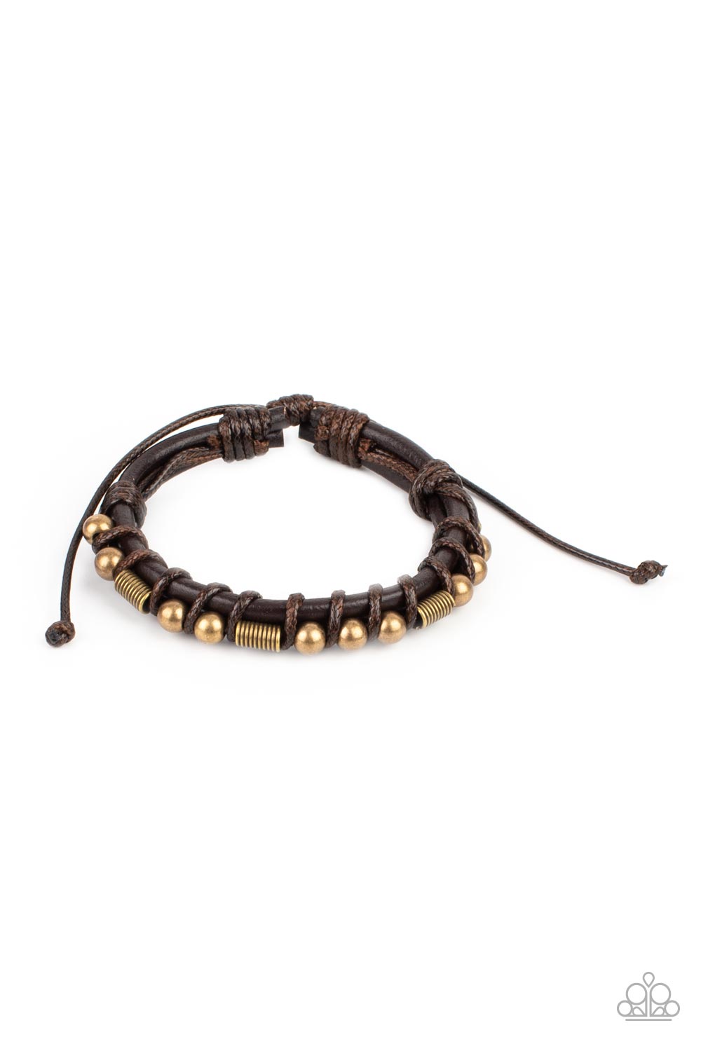 Paparazzi Bracelet Bronco Brawler - Brass