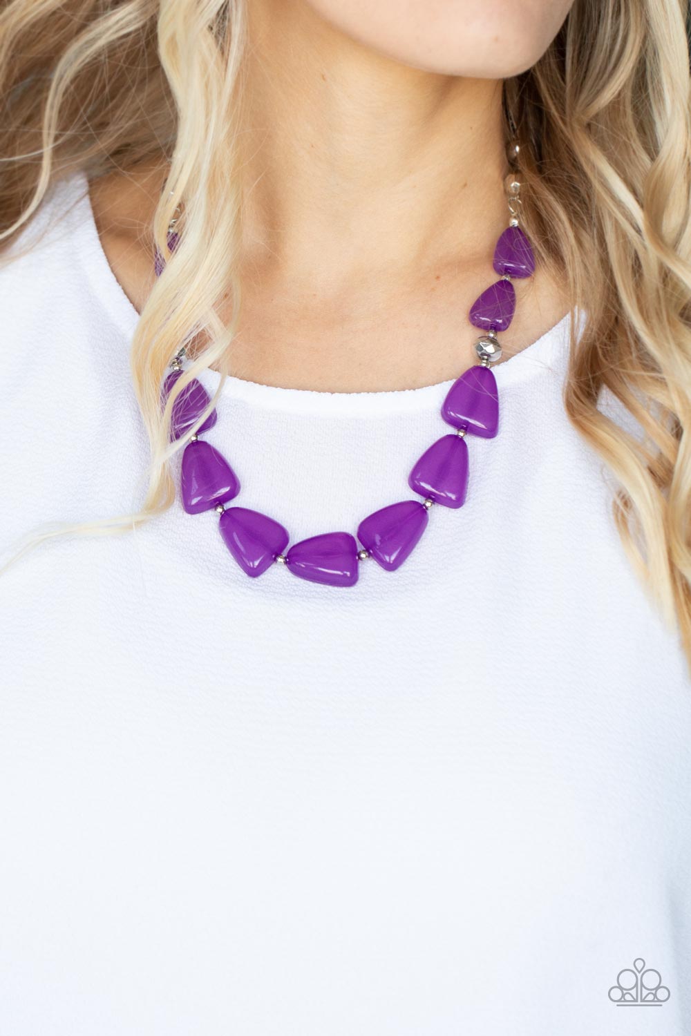 Paparazzi Necklace Tenaciously Tangy - Purple