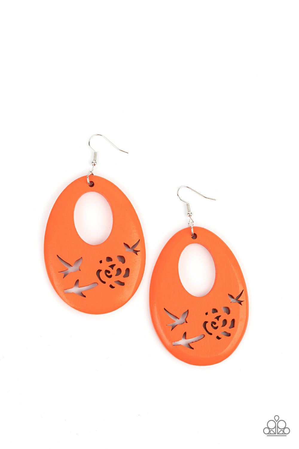 Paparazzi Earrings Home TWEET Home - Orange