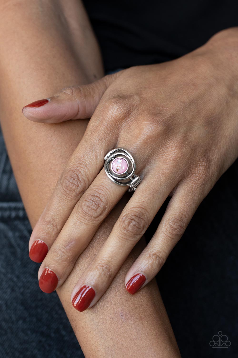 Paparazzi Ring Celestial Karma - Pink