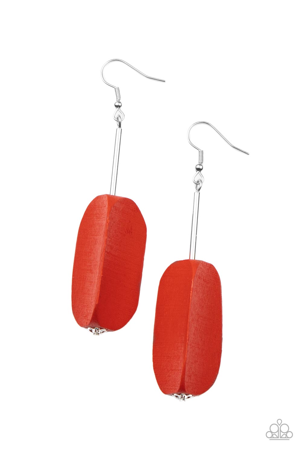 Paparazzi Earrings Tamarack Trail - Red