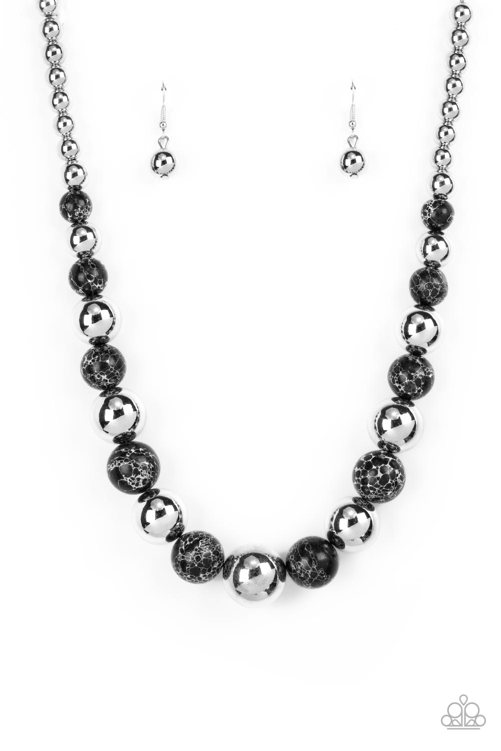 Paparazzi Necklace Stone Age Adventurer - Black