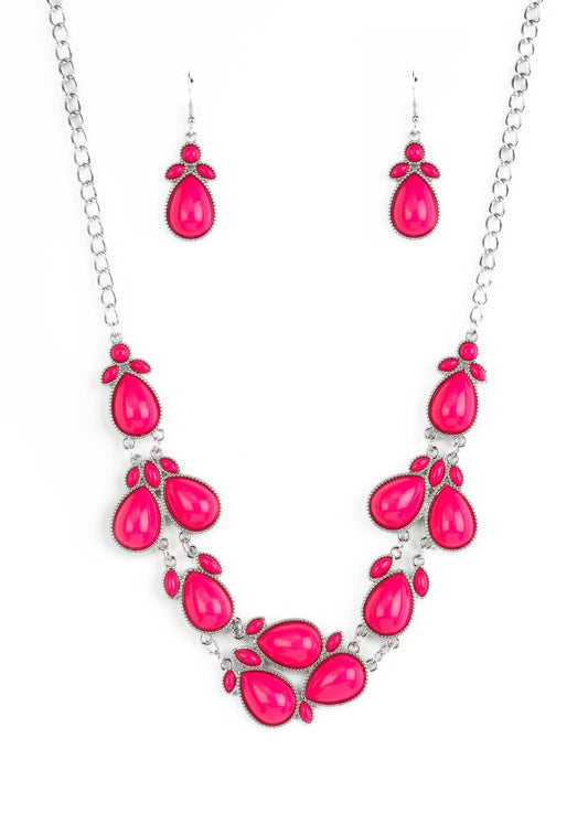 Paparazzi Necklace Botanical Banquet - Pink