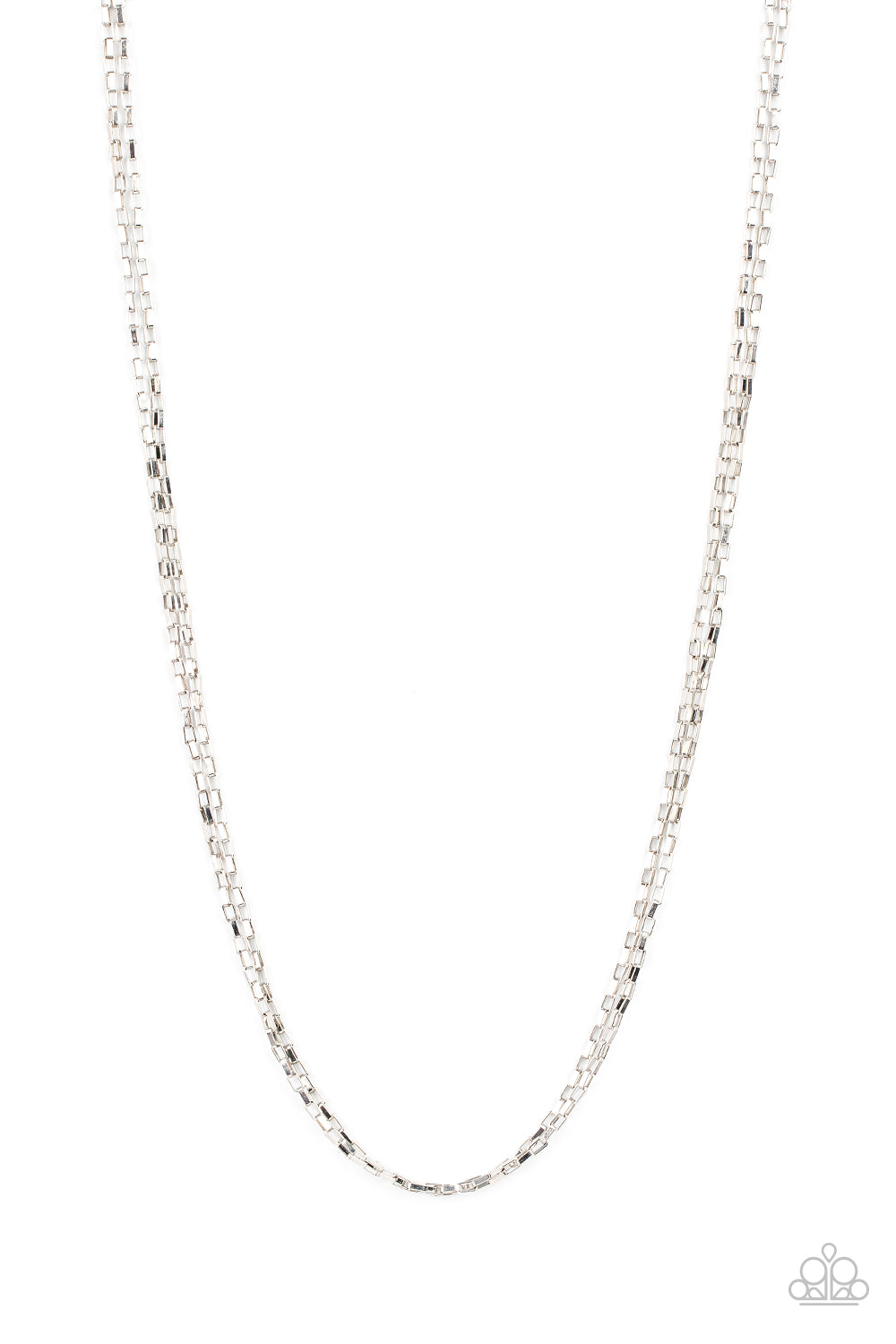 Paparazzi Necklace Dead Heat - Silver