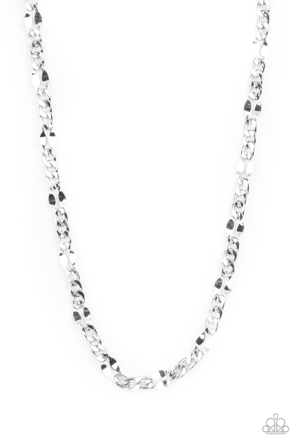 Paparazzi Necklace G.O.A.T - Silver