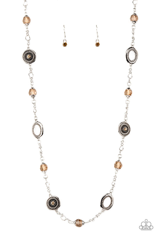 Paparazzi Necklace Glammed Up Goals - Brown