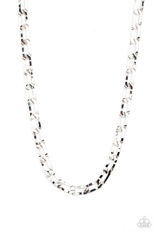 Paparazzi Necklace Full-Court Press - Silver