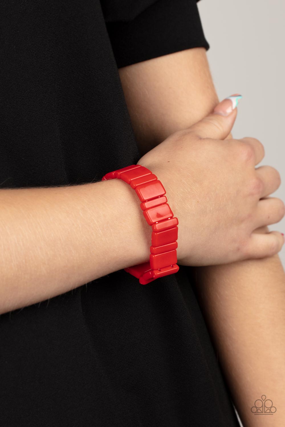 Paparazzi Bracelet In Plain SIGHTSEER - Red