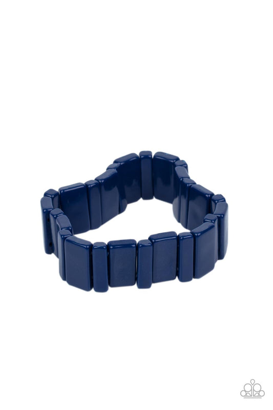Paparazzi Bracelet In Plain SIGHTSEER - Blue