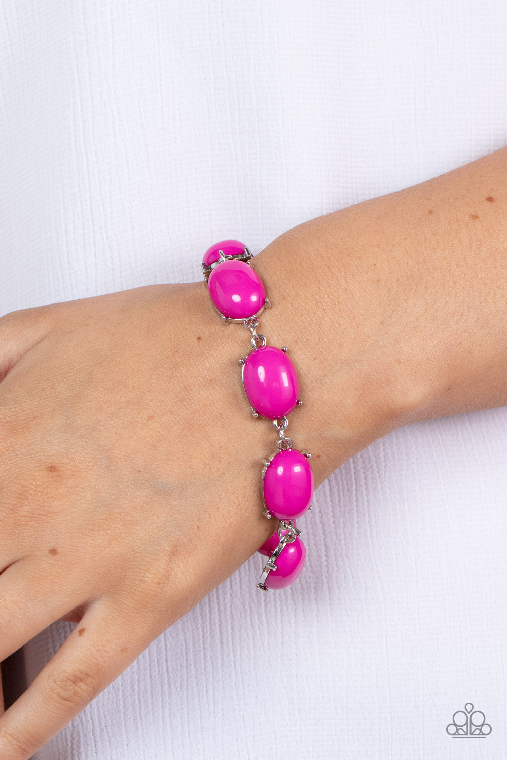 Paparazzi Bracelet Confidently Colorful - Pink