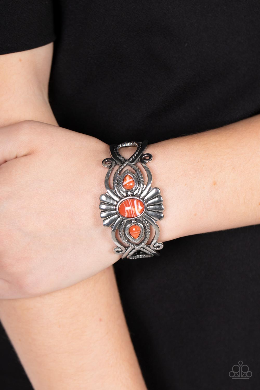 Paparazzi Bracelet Rural Rumination - Orange